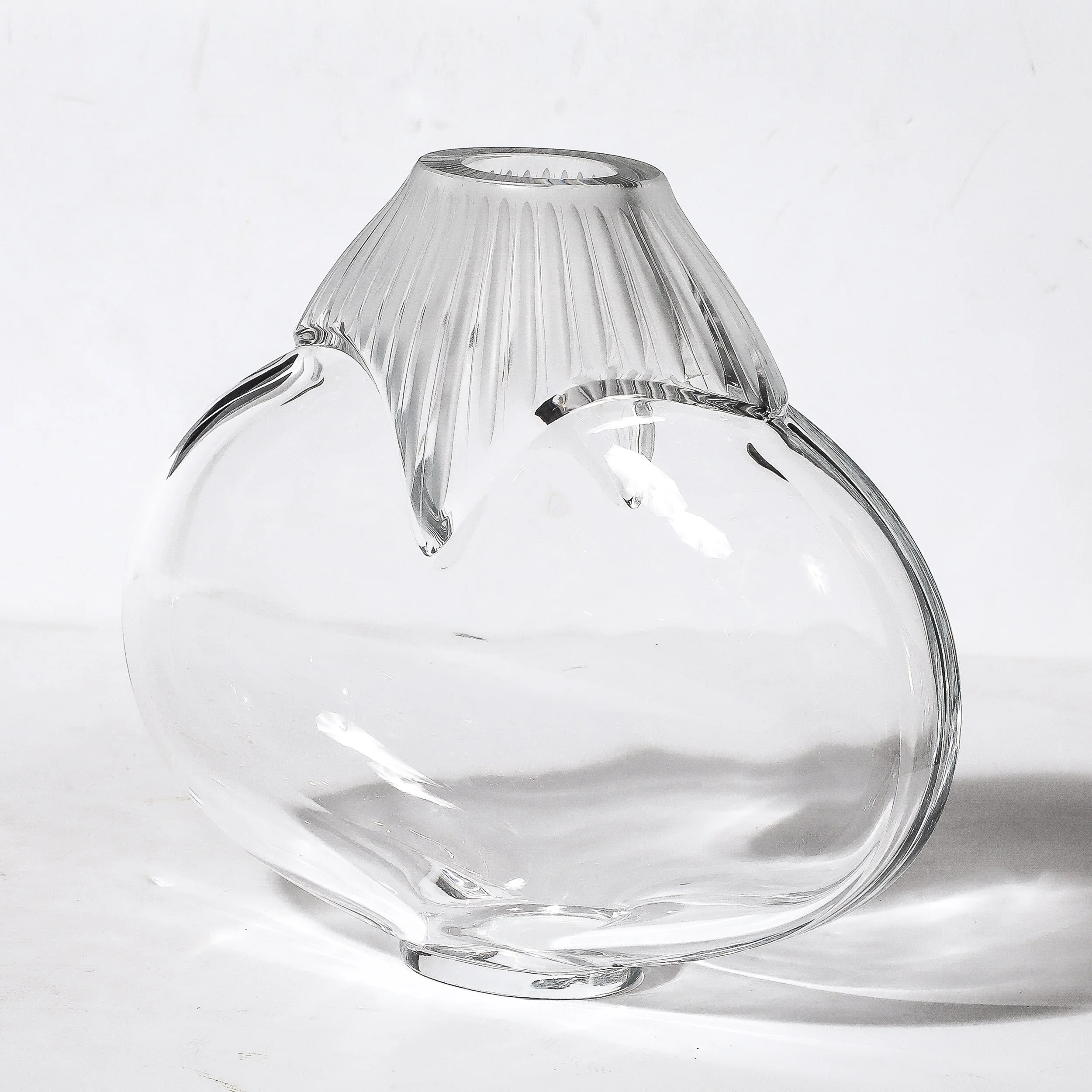 工芸品 VINTAGE LALIQUE Vintage Lalique France Crystal Mermaid Water Dancer Signed